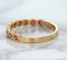 Load image into Gallery viewer, 0.26ctw Round Pink Sapphire Ring in 14K Rose Gold