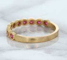 Load image into Gallery viewer, 0.26ctw Round Pink Sapphire Ring in 14K Rose Gold