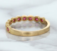 Load image into Gallery viewer, 0.26ctw Round Pink Sapphire Ring in 14K Rose Gold
