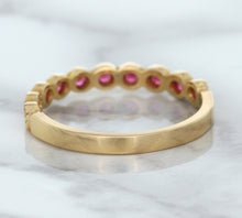 Load image into Gallery viewer, 0.26ctw Round Pink Sapphire Ring in 14K Rose Gold