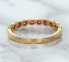 Load image into Gallery viewer, 0.26ctw Round Pink Sapphire Ring in 14K Rose Gold