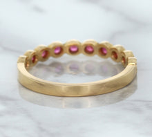 Load image into Gallery viewer, 0.26ctw Round Pink Sapphire Ring in 14K Rose Gold