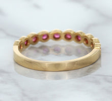 Load image into Gallery viewer, 0.26ctw Round Pink Sapphire Ring in 14K Rose Gold