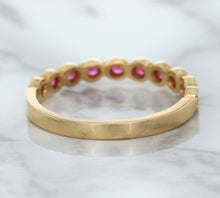 Load image into Gallery viewer, 0.26ctw Round Pink Sapphire Ring in 14K Rose Gold
