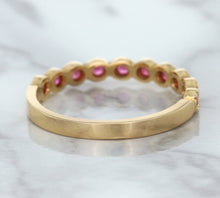 Load image into Gallery viewer, 0.26ctw Round Pink Sapphire Ring in 14K Rose Gold