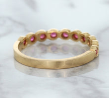 Load image into Gallery viewer, 0.26ctw Round Pink Sapphire Ring in 14K Rose Gold