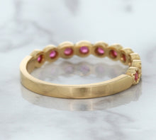 Load image into Gallery viewer, 0.26ctw Round Pink Sapphire Ring in 14K Rose Gold