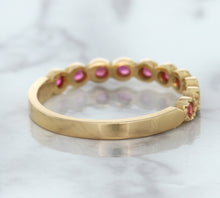 Load image into Gallery viewer, 0.26ctw Round Pink Sapphire Ring in 14K Rose Gold