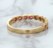 Load image into Gallery viewer, 0.26ctw Round Pink Sapphire Ring in 14K Rose Gold