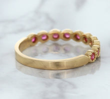 Load image into Gallery viewer, 0.26ctw Round Pink Sapphire Ring in 14K Rose Gold