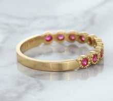 Load image into Gallery viewer, 0.26ctw Round Pink Sapphire Ring in 14K Rose Gold