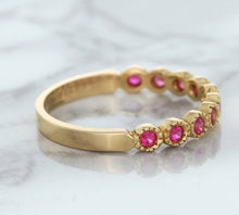 Load image into Gallery viewer, 0.26ctw Round Pink Sapphire Ring in 14K Rose Gold