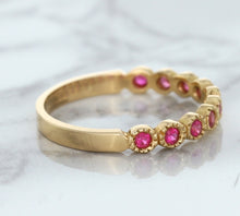 Load image into Gallery viewer, 0.26ctw Round Pink Sapphire Ring in 14K Rose Gold