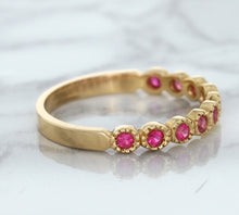 Load image into Gallery viewer, 0.26ctw Round Pink Sapphire Ring in 14K Rose Gold