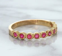 Load image into Gallery viewer, 0.26ctw Round Pink Sapphire Ring in 14K Rose Gold