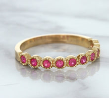Load image into Gallery viewer, 0.26ctw Round Pink Sapphire Ring in 14K Rose Gold