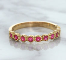 Load image into Gallery viewer, 0.26ctw Round Pink Sapphire Ring in 14K Rose Gold