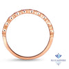 0.26ctw Round Pink Sapphire Ring in 14K Rose Gold