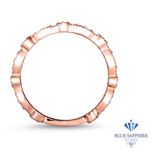 Load image into Gallery viewer, 0.26ctw Pink Sapphire Alternating Marquise Ring in 14K Rose Gold