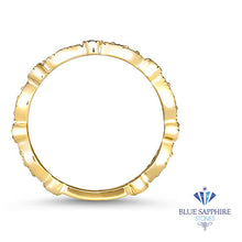 Load image into Gallery viewer, 0.30ctw Blue Sapphire Alternating Marquise Ring in 14K Yellow Gold