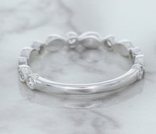 Load image into Gallery viewer, 0.23ctw Diamond Alternating Marquise Band in 18K White Gold
