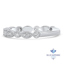 Load image into Gallery viewer, 0.23ctw Diamond Alternating Marquise Band in 18K White Gold