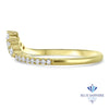 0.38ctw Diamond Pointed Band in 18K Yellow Gold