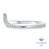 0.17ctw Diamond Pointed Band in 18K White Gold
