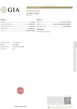 Load image into Gallery viewer, 1.94ct Cushion Unheated GIA Certified Padparadscha Ring with Diamond Halo in 18K White Gold