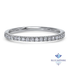 Load image into Gallery viewer, 0.20ctw Diamond Half Eternity Band in 18K White Gold