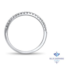 Load image into Gallery viewer, 0.20ctw Diamond Half Eternity Band in 18K White Gold