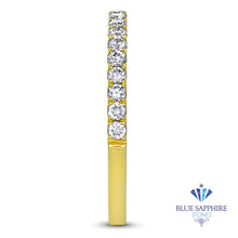 Load image into Gallery viewer, 0.35ctw Diamond Half Eternity Band in 18K Yellow Gold