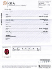 Load image into Gallery viewer, 2.67 ct. GIA Certified Cushion Ruby