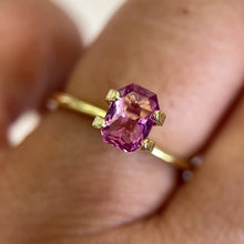 Load and play video in Gallery viewer, 1.24 ct. Radiant Cut Pink Sapphire
