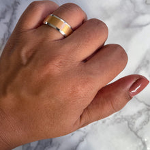 Load image into Gallery viewer, 18K White & Rose Gold Band