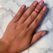 Load image into Gallery viewer, 0.35ctw Round Ruby Ring in 18K Yellow Gold