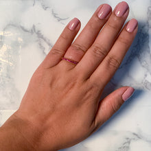 Load image into Gallery viewer, 0.35ctw Round Ruby Ring in 18K Yellow Gold