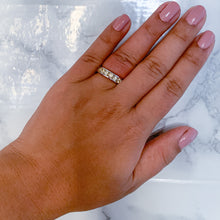 Load image into Gallery viewer, 1.18ctw Round Yellow Sapphire Ring in 18K White Gold