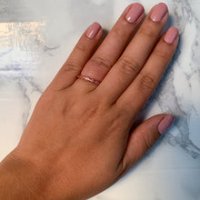 Load image into Gallery viewer, 0.26ctw Pink Sapphire Alternating Marquise Ring in 14K Rose Gold