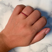 Load image into Gallery viewer, 0.35ctw Round Ruby Ring in 18K Yellow Gold