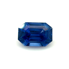 Load image into Gallery viewer, 2.28 ct. Heated Emerald Cut Blue Sapphire
