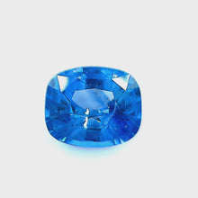 Load and play video in Gallery viewer, 2.30 ct. Unheated Cushion Blue Sapphire
