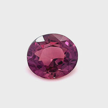 Load and play video in Gallery viewer, 1.46 ct. GIA Certified Unheated Oval Ruby
