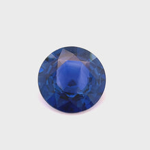 Load and play video in Gallery viewer, 1.02 ct. Round Blue Sapphire
