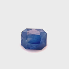 Load and play video in Gallery viewer, 0.68 ct. Radiant Cut Blue Sapphire
