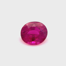 Load and play video in Gallery viewer, 0.76 ct. Oval Ruby
