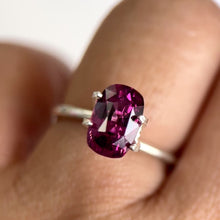 Load and play video in Gallery viewer, 2.53 ct. Cushion Purple Sapphire
