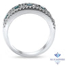 1.41ctw Oval Alexandrite Ring with Diamond Accents in 18K White Gold