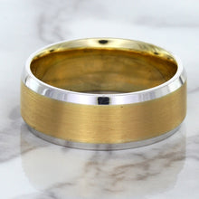 Load image into Gallery viewer, 18K White &amp; Rose Gold Band

