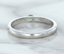 Load image into Gallery viewer, 0.10ct Round Tsavorite Ring in 18K White Gold
